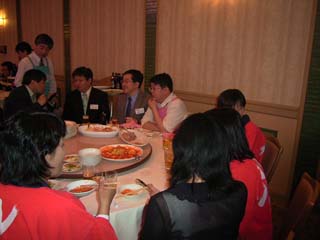 懇親会