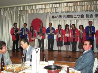 懇親会