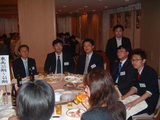 懇親会