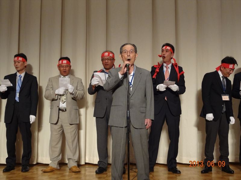 旭中校歌斉唱 （旭中３５期鈴木武光大先輩）