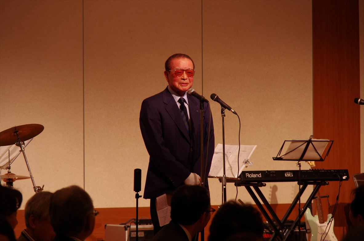 懇親会　木幡顧問挨拶