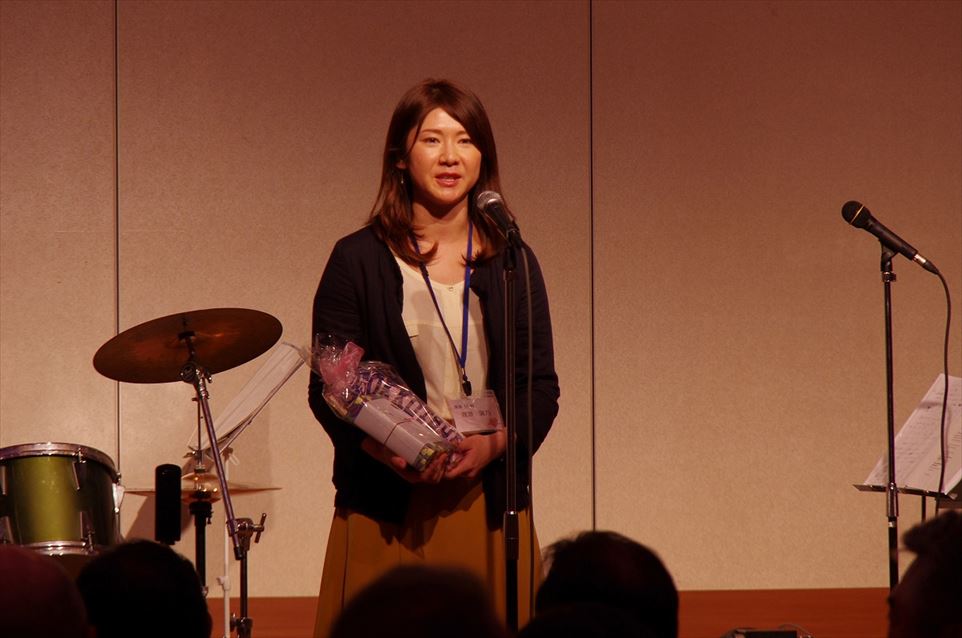 懇親会　最年少表彰