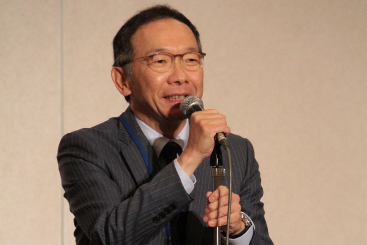 総会　荒井 同窓会会長挨拶