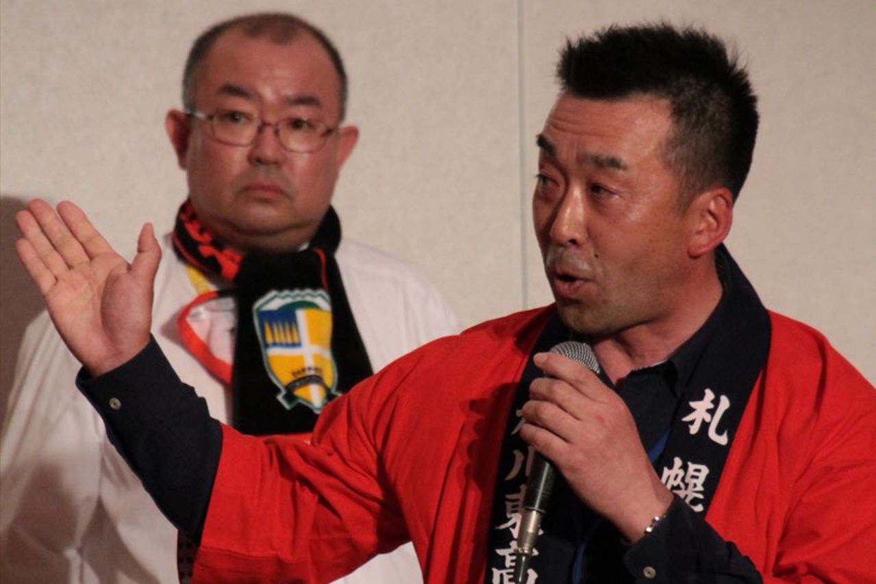 懇親会　引継ぎ ３８期挨拶