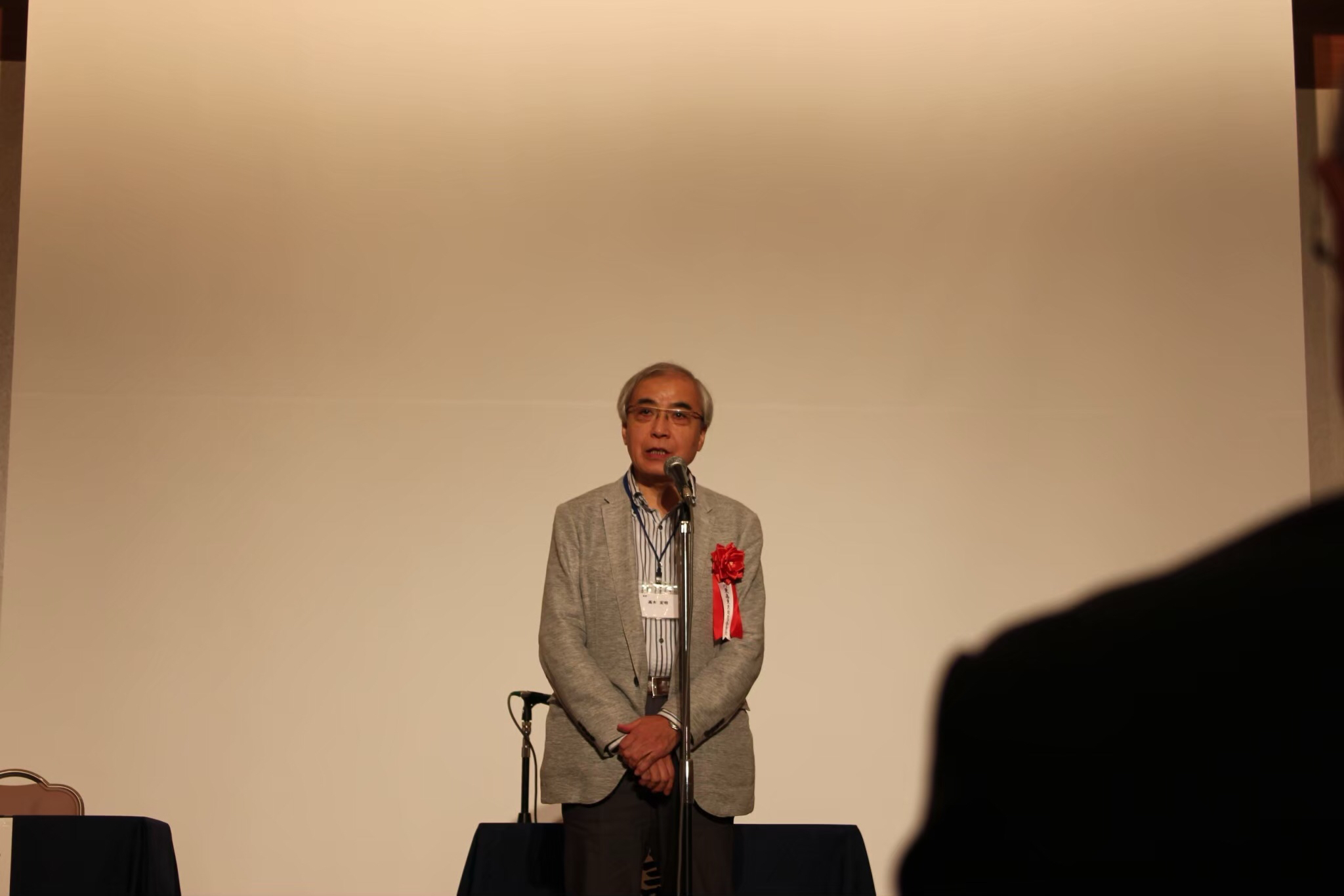 総会　高木　東京 同窓会会長挨拶