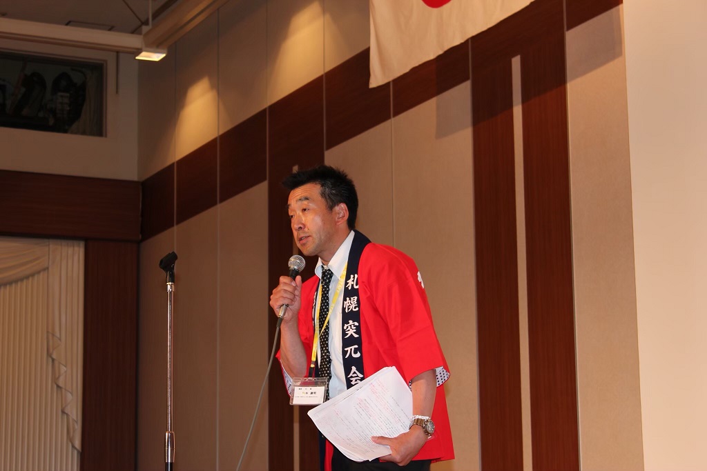 懇親会　鈴木 当番長挨拶